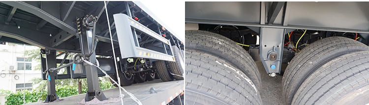 4 axles 48ft flatbed trailer