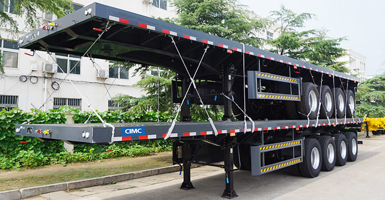4 axle flatbed trailer