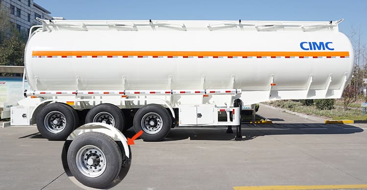45000 Liters Petrol Diesel Tanker Trailer