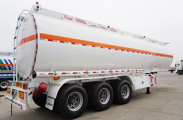 CIMC Tri Axle 40000 Liters Diesel Fuel Trailer for Sale in Zamibia