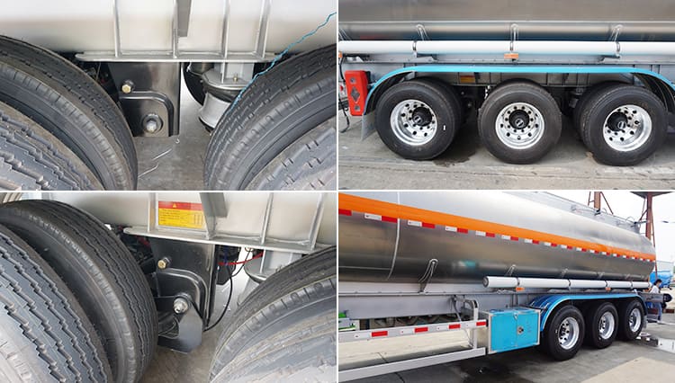 CIMC 50000Ltrs Tri Axle Aluminum Fuel Tanker Trailer for Sale in Costa Rica