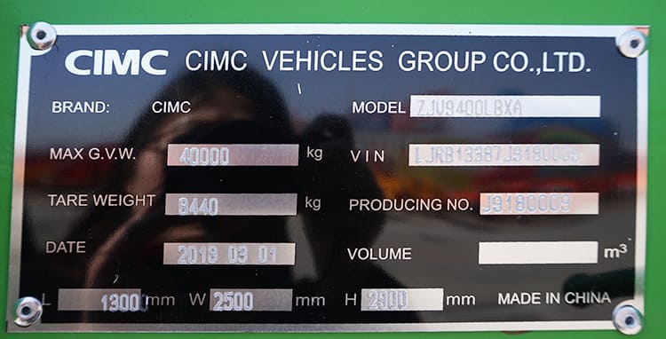 CIMC 3 Axle 40 Ton Side Wall Semi Trailer for Sale in Liberia