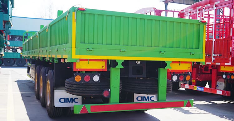 CIMC 3 Axle 40 Ton Side Wall Semi Trailer for Sale in Liberia