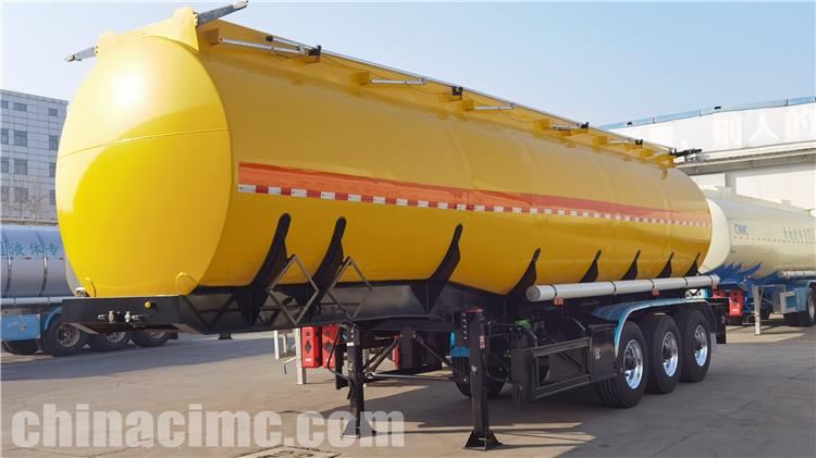CIMC Tri Axle 40,000 Liters Stainless Steel Tanker Trailer for Sale In United Arab Emirates