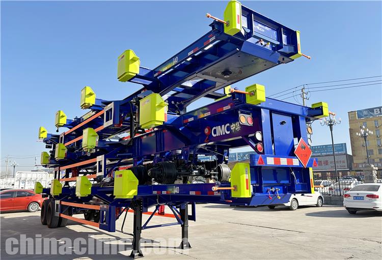 CIMC 2 Axle 45 ft Teminal Semi Trailer for Sale In Kenya