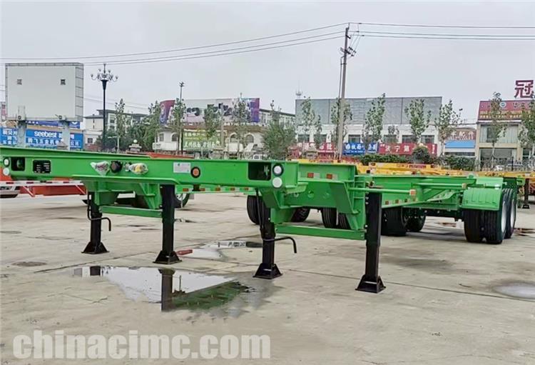 2 Axle 40 ft Container Chassis Trailer for Sale In Dominica