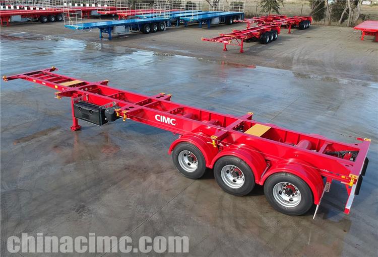 3 Axle 40ft Skeletal Trailer for Sale In Madagascar