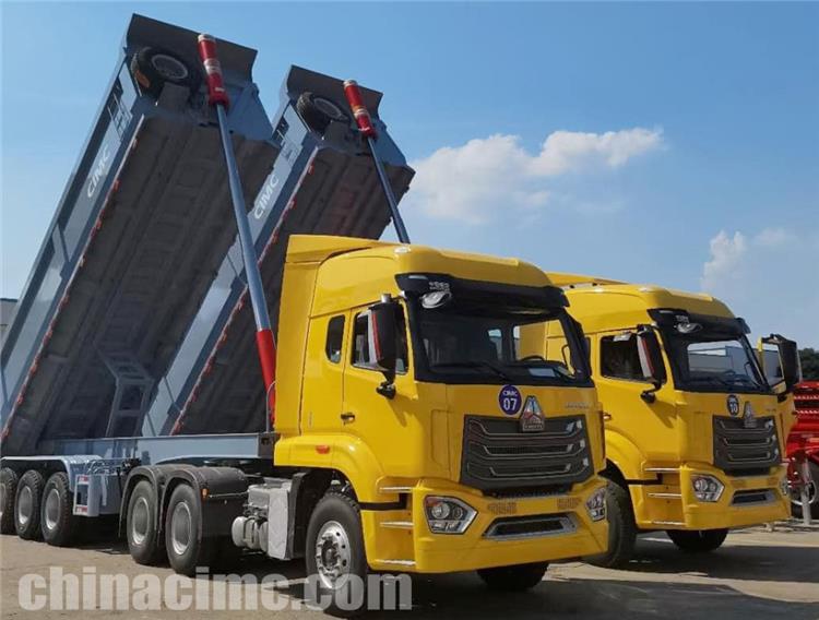 35 Cubic End Dump Trailer for Sale in Uganda
