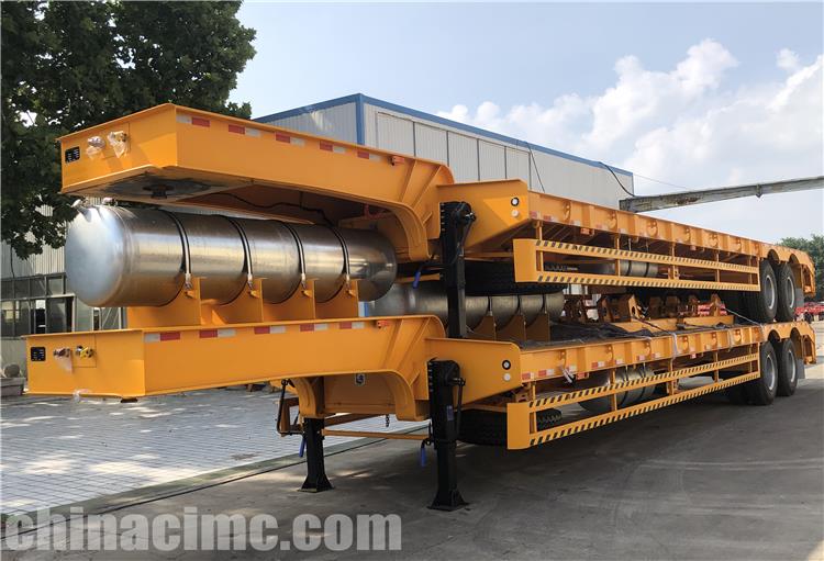 2 Axle 60 Ton Low Bed Semi Trailer for Sale In Namibia