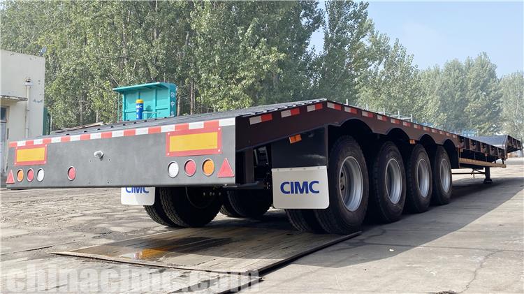 CIMC 4 Axle 100 Ton Low Loader Trailer for Sale In Zimbabwe Harare