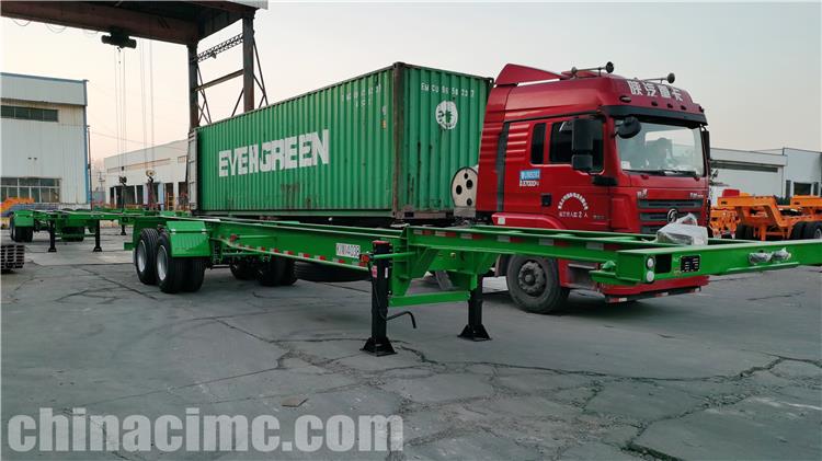 CIMC 40 ft Container Chassis Trailer for Sale In Jamaica JMMBJ