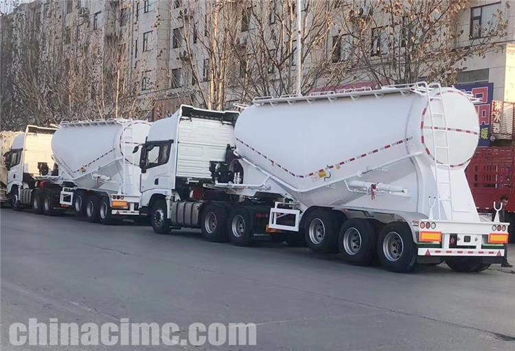 CIMC 35CBM Pneumatic Cement Trailer for Sale In Dominican