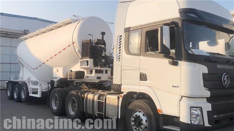 CIMC 35CBM Pneumatic Cement Trailer for Sale In Dominican