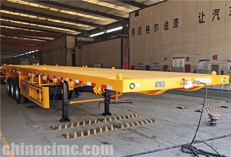 CIMC Tri Axle Flatbed Trailer for Sale In Mexico
