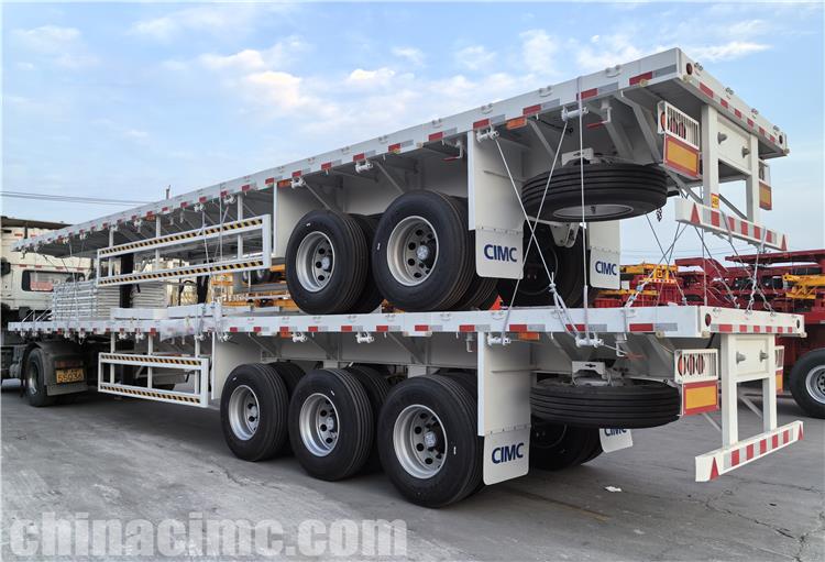 CIMC Triple Axle Trailer with Board for Sale Zimbabwe