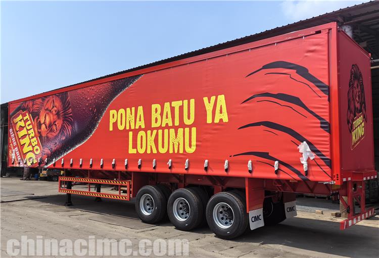 CIMC 45ft Curtain Side Trailer for Sale In Angola