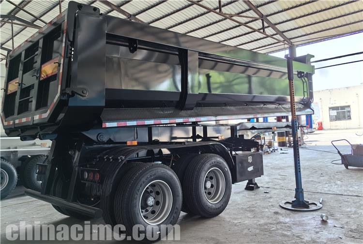 CIMC 2 Axle Dump Semi Trailer for Sale In Tanzania