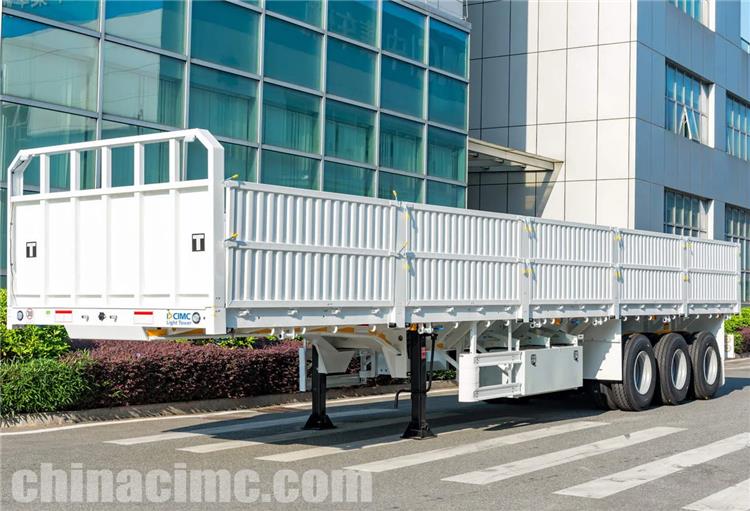 CIMC Triple Axle Side Wall Trailer for Sale In Zambia