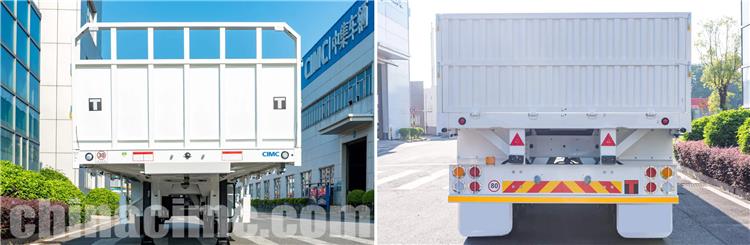 CIMC Triple Axle Side Wall Trailer for Sale In Zambia