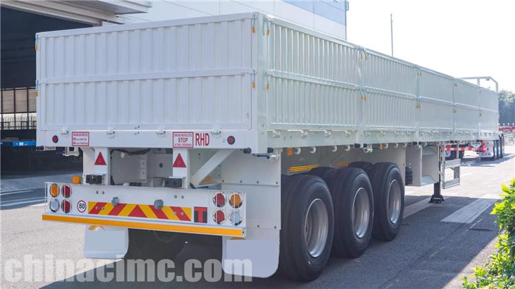 CIMC Triple Axle Side Wall Trailer for Sale In Zambia
