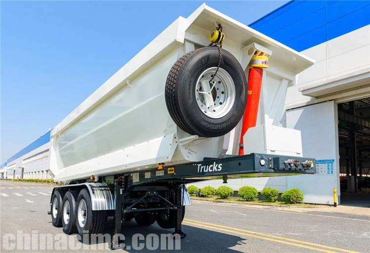 CIMC 3 Axle Rear Tipper Trailer for Sale In Tanzania