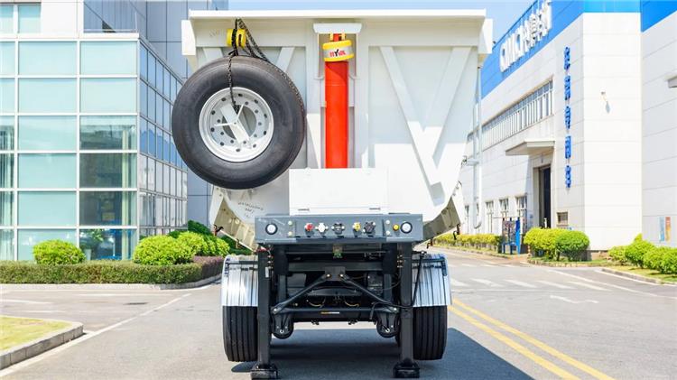 CIMC 3 Axle Rear Tipper Trailer for Sale In Tanzania
