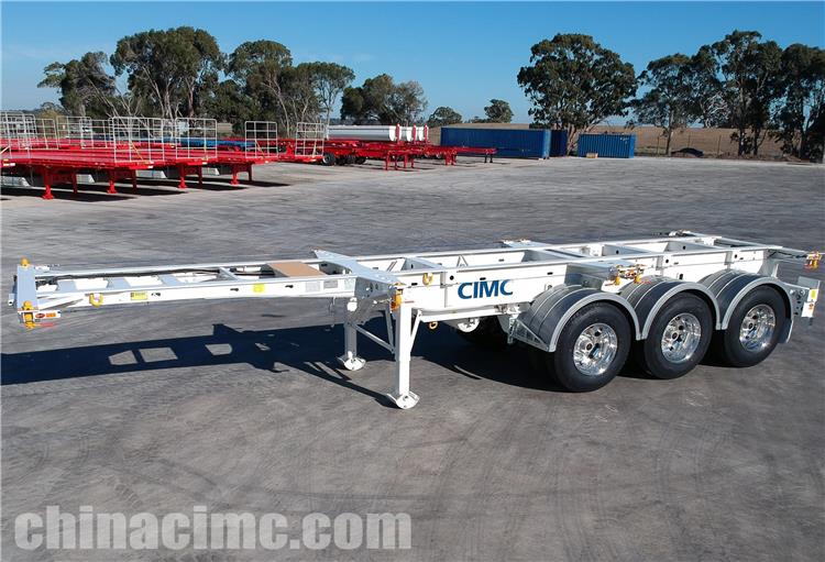 CIMC 3 Axle 12m Skeletal Trailer for Sale in Jamaica