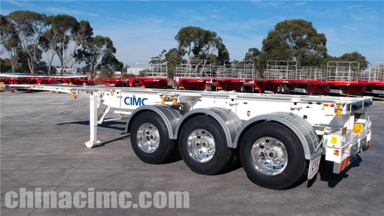 CIMC 3 Axle 12m Skeletal Trailer for Sale in Jamaica