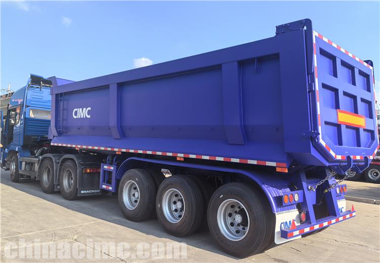 CIMC Tri Axle Dump Trailer for Sale In Tanzania