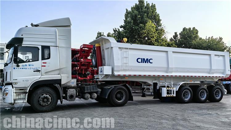 CIMC Tri Axle Dump Trailer for Sale In Tanzania