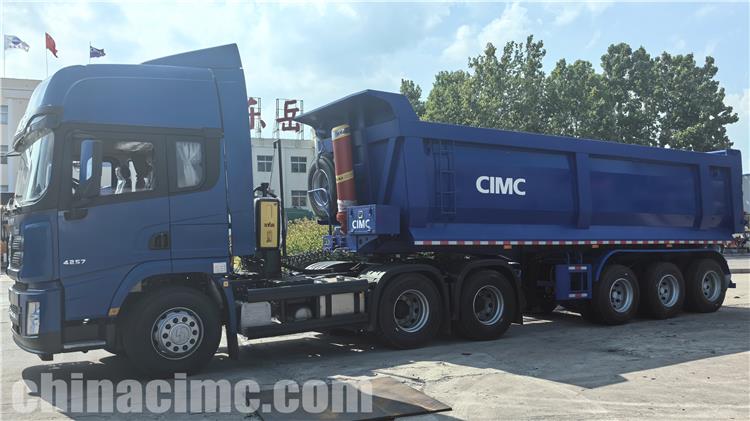 CIMC Tri Axle Dump Trailer for Sale In Tanzania