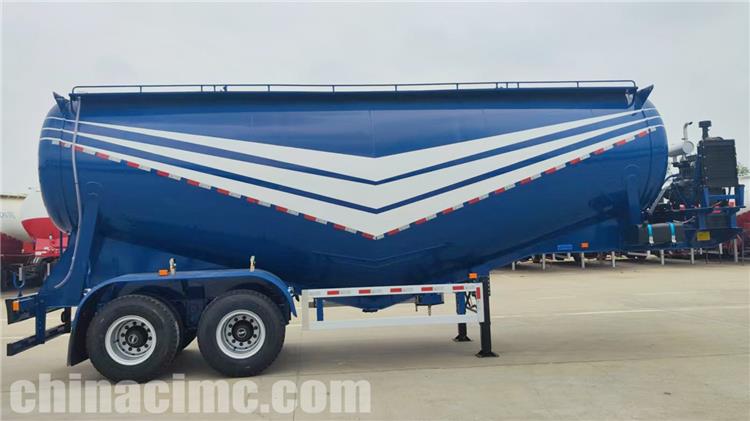 2 Axle 50 Ton Bulker Cement Tanker Trailer for Sale In Tanzania