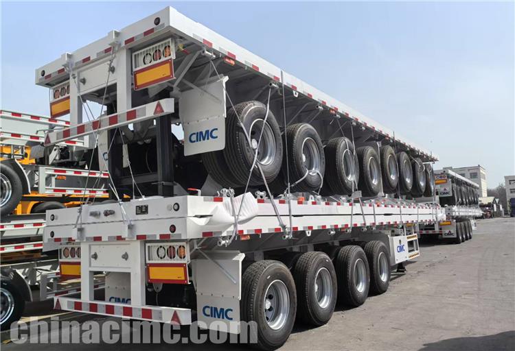 4 Axle Flatbed Trailer for Sale In Tanzania