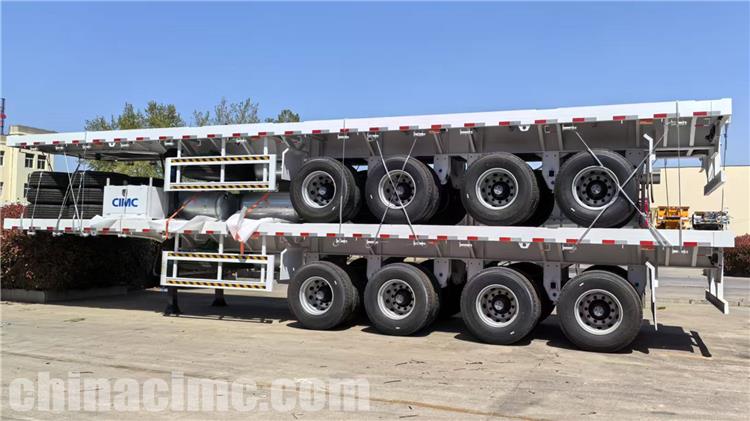 4 Axle Flatbed Trailer for Sale In Tanzania