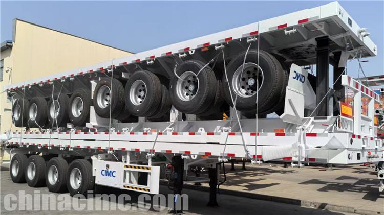 4 Axle Flatbed Trailer for Sale In Tanzania
