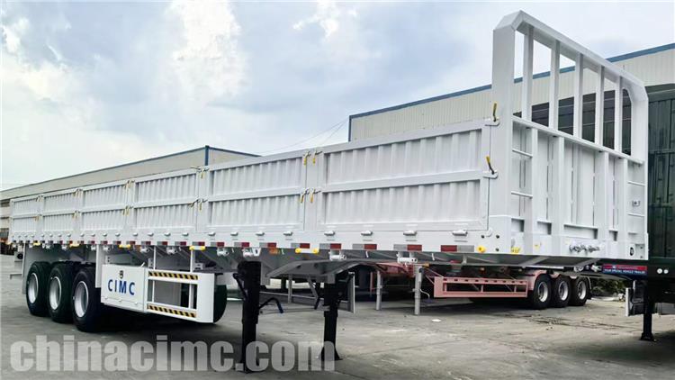 CIMC Tri Axle Side Wall Trailer for Sale Zambia