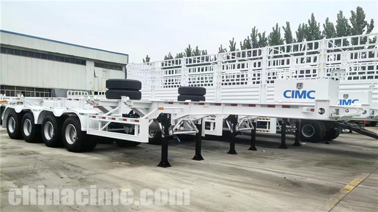 CIMC 4 Axle Skeleton Semi Trailer for Sale In Kenya