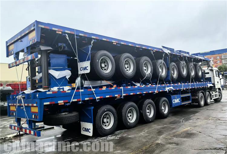 4 Axle Flatbed Trailer for Sale In Ghana Tema