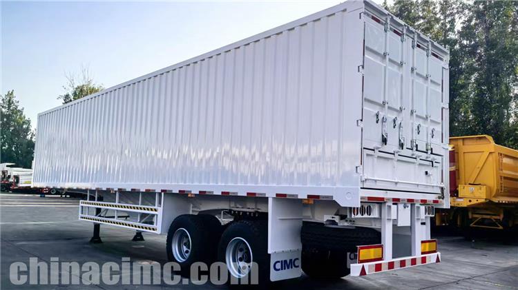 2 Axle Box Van Trailer for Sale In Tanzania