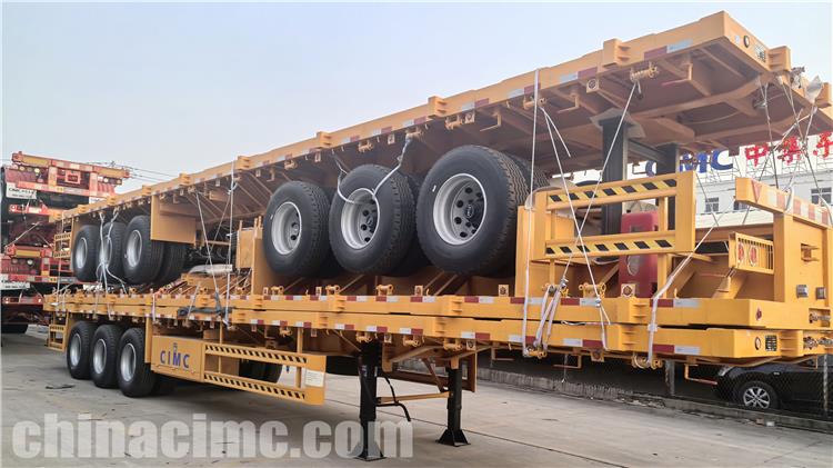 Tir Axle Flatbed Trailer for Sale In Zambia