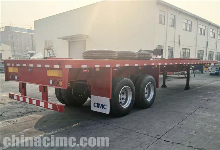 CIMC 2 Axle Flatbed Trailer for Sale In Jamacia