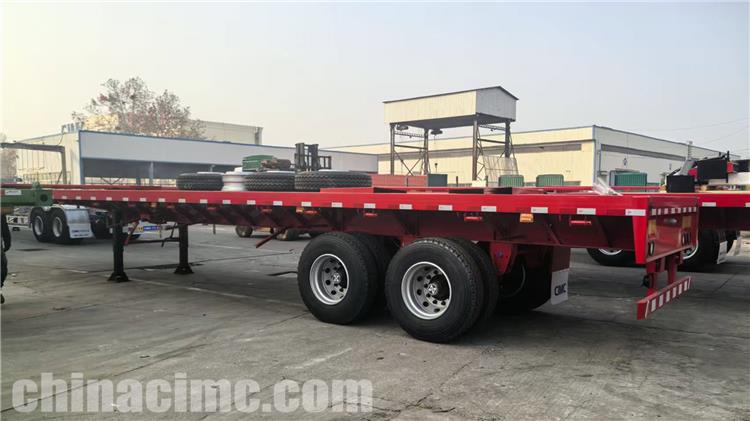 CIMC 2 Axle Flatbed Trailer for Sale In Jamacia