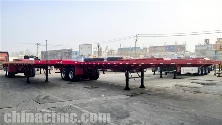 CIMC 2 Axle Flatbed Trailer for Sale In Jamacia