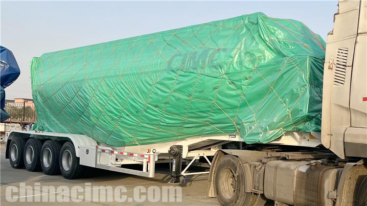 4 Axle Bulker Cement Tanker Trailer for Sale In Zambia