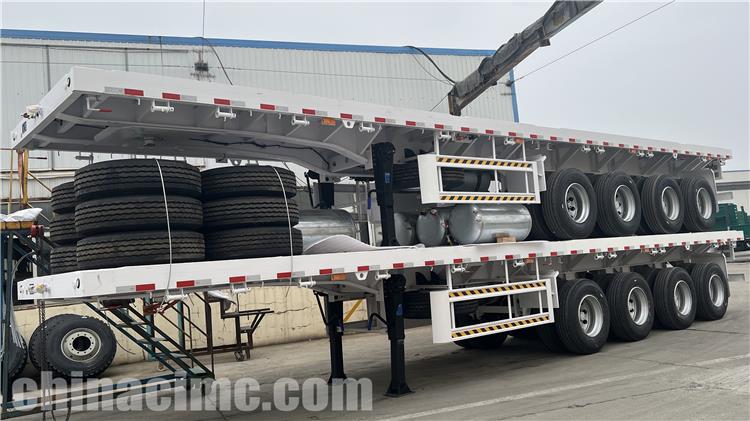 4 Axle Flatbed Trailer for Sale In Guam