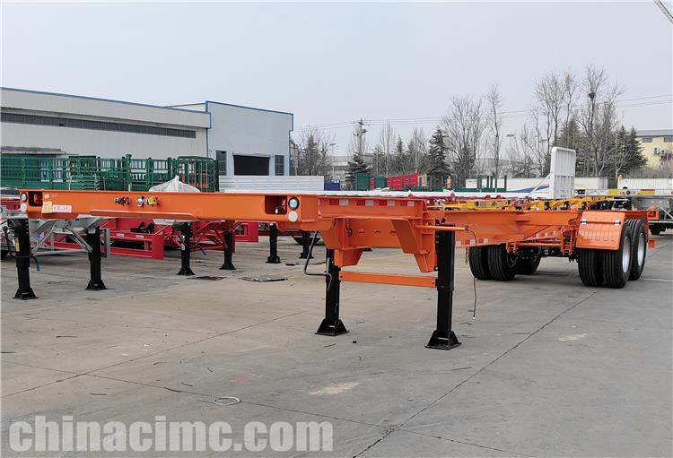 CIMC Tandem Axles 40ft ISO Chassis Trailer for Sale In Jamacia