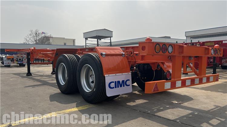 CIMC Tandem Axles 40ft ISO Chassis Trailer for Sale In Jamacia