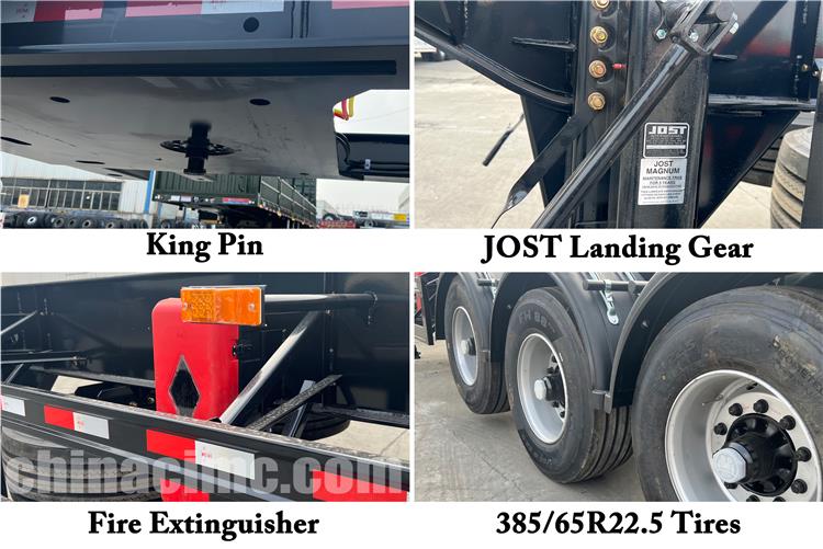 CIMC 3 Axle Container Chassis Trailer for Sale In Guam