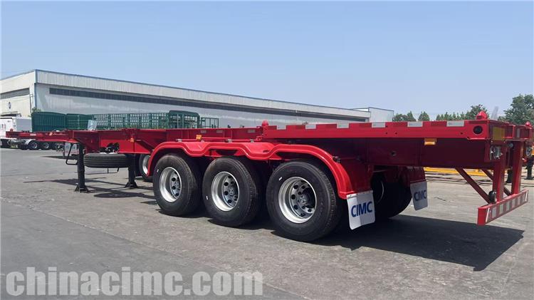 CIMC 3 Axle 40ft Container Chassis Trailer for Sale In Kenya