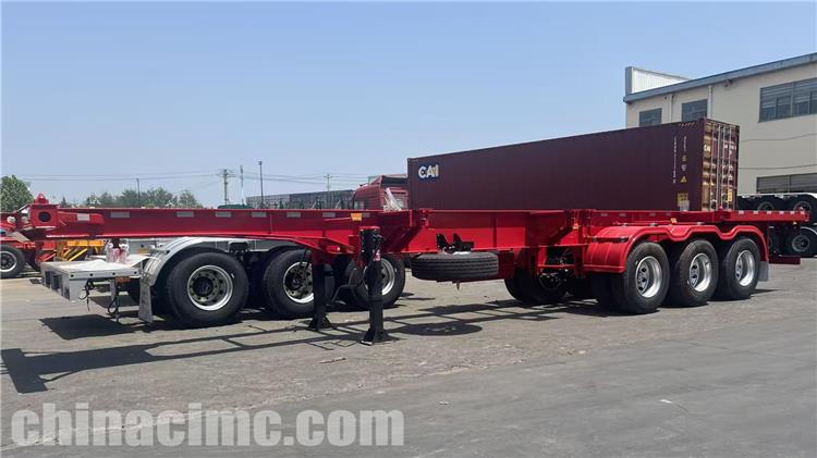 CIMC 3 Axle 40ft Container Chassis Trailer for Sale In Kenya